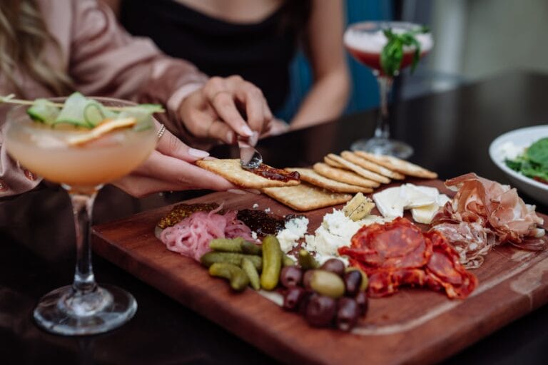 Rustic Root Board and Drinks