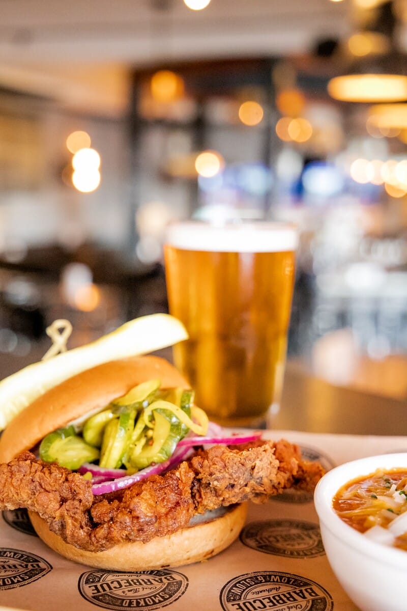 Cohn Restaurant Group_Pioneer BBQ_Party Fowl Sandwich-min