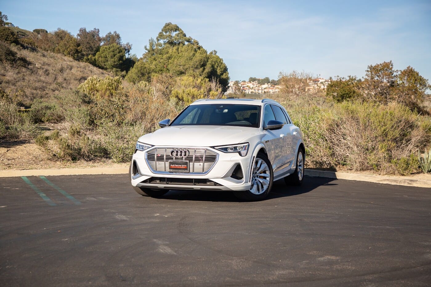 Fletcher Jones 2022 White E-Tron S front hero