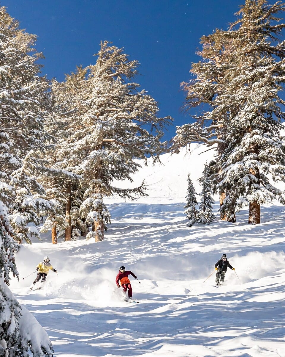 Kirkwood Mountain Resort 020623_Kirkwood_Jenna-Kane--Jasper-Donnely--Mike-Emmet-group-skiing-bluebird-powder-day_Dennis-Baggett-3755-1080x1350-bfdfb501-d240-4c8a-bb14-63ea24e9067a-min