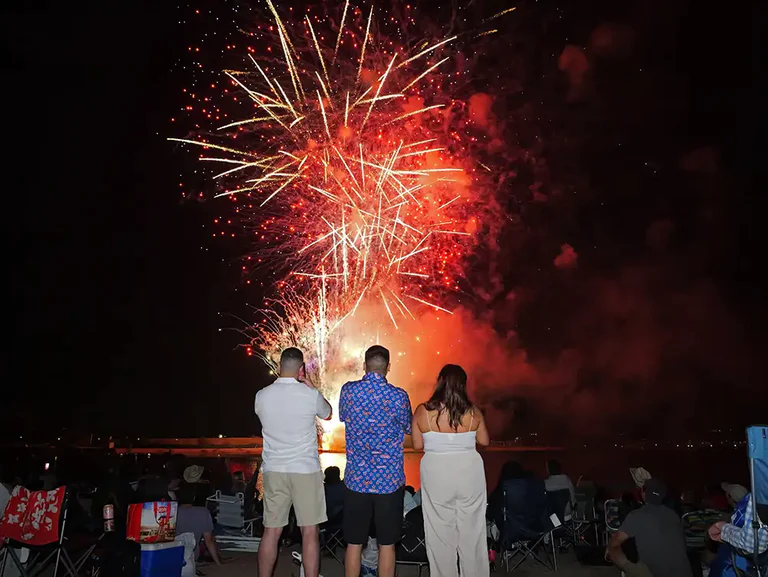 Independence Day on the Back Bay at Newport Dunes Firework Show 2