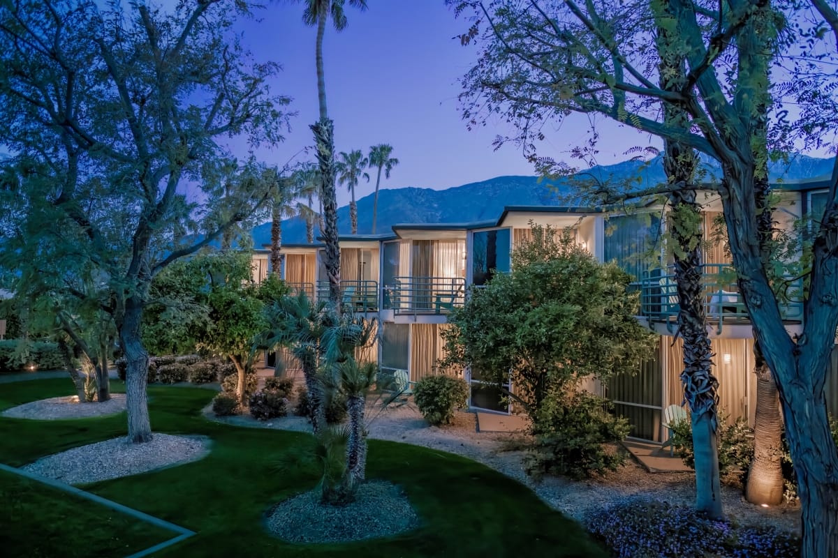 Riviera Resort & Spa Palm Springs Hero Shot Evening LO