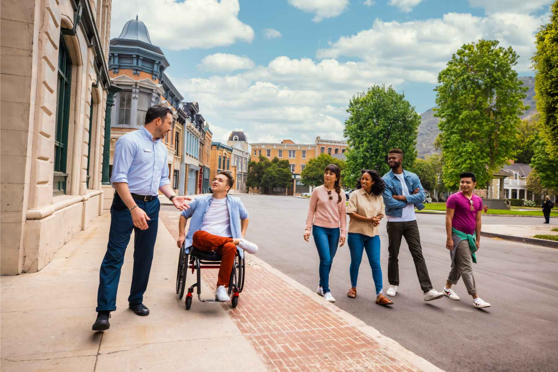 WBSTH - Studio Tour walking on Midwest Street