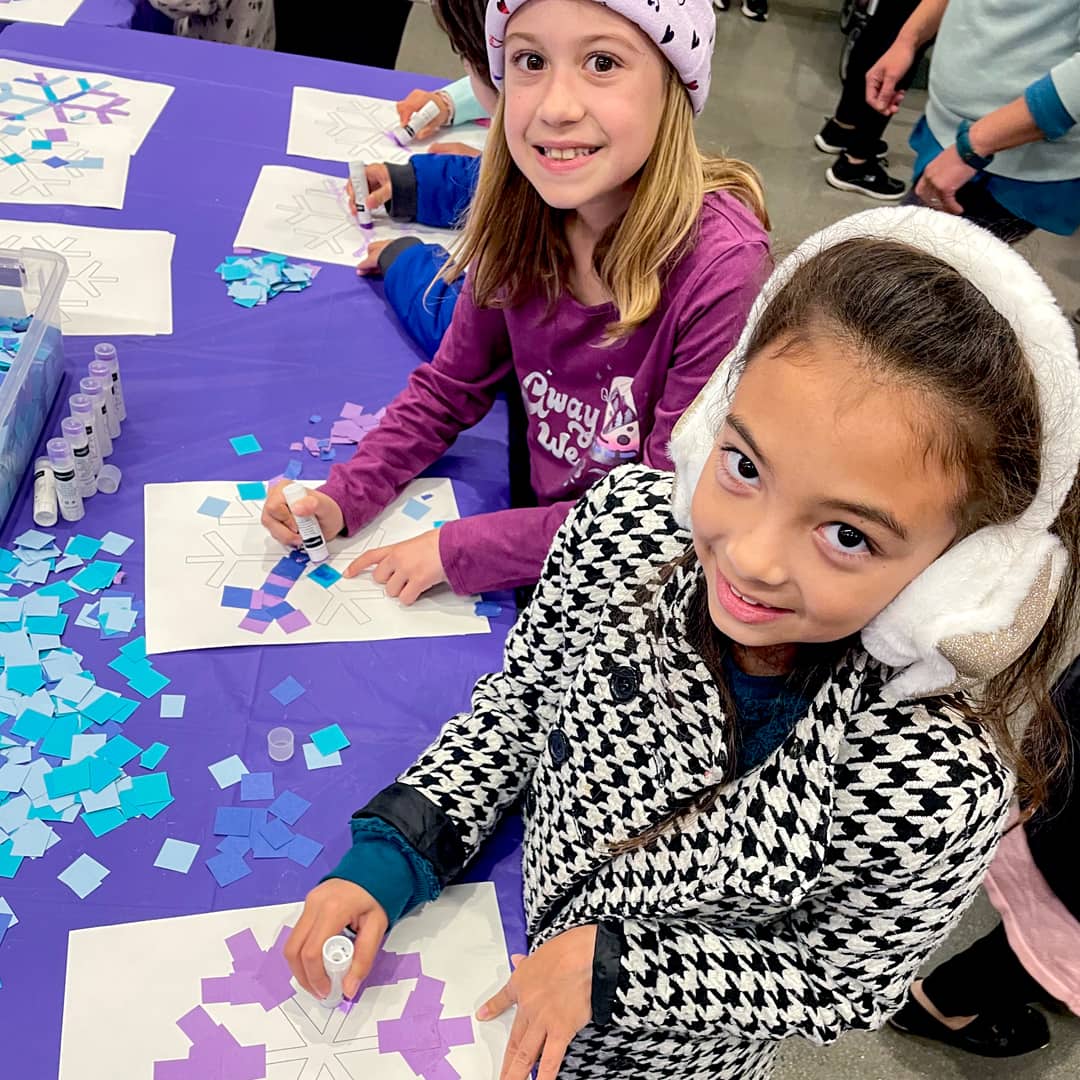 Poway Winter Festival - A&C - Taking a break from the snowflake to smile big for the camera - IG Sized-min