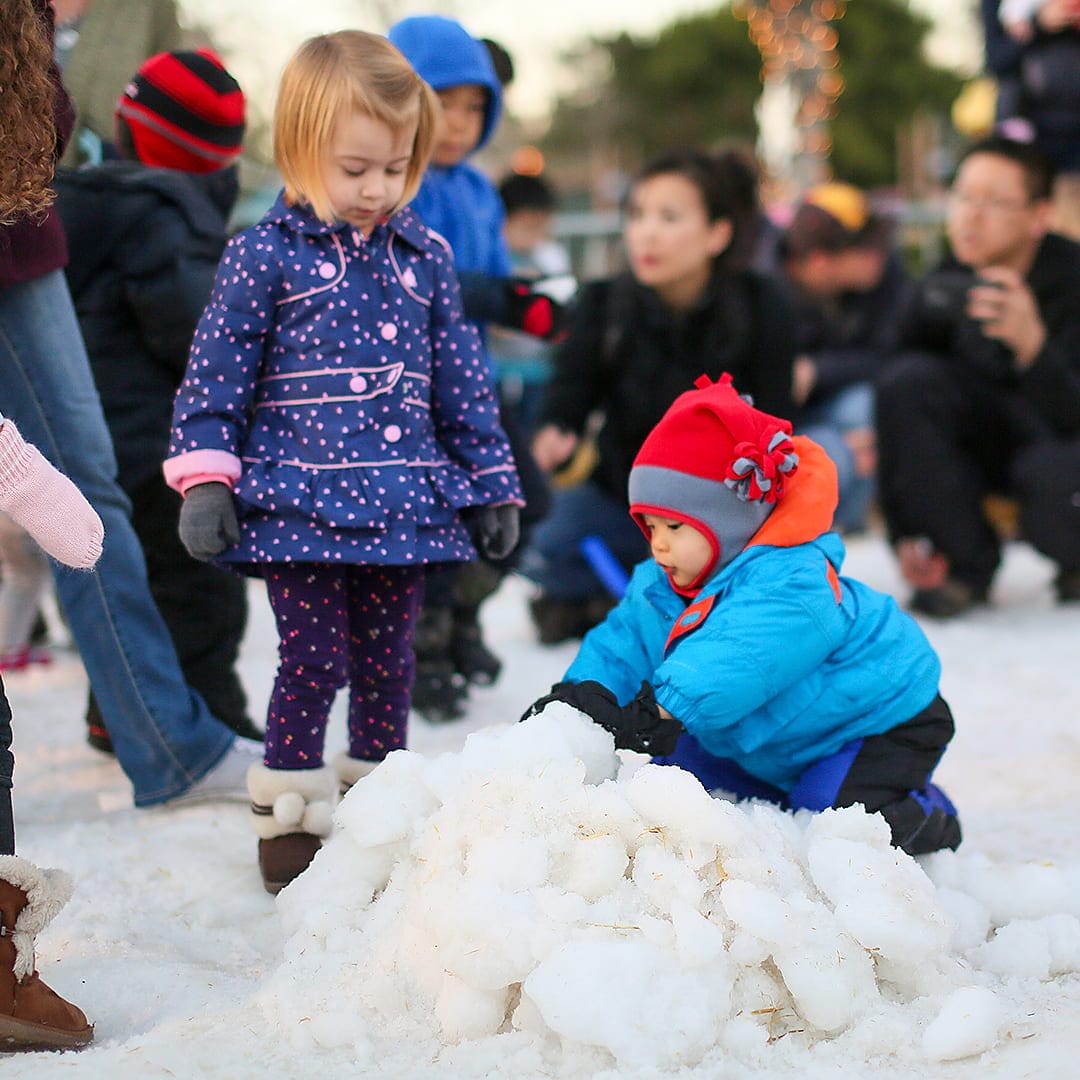 Poway Winter Festival - Playing In The Snow-min
