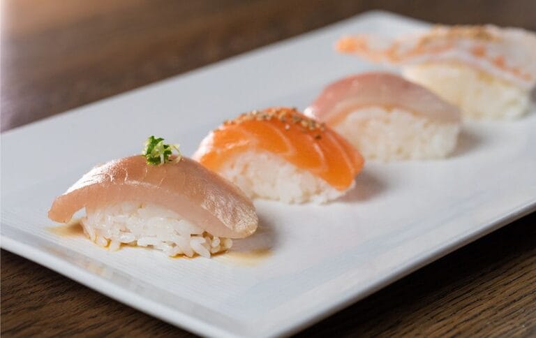 SUGARFISH-trust me light nigiri plate 1 321-Photo Credit, Fried Chicken Studios