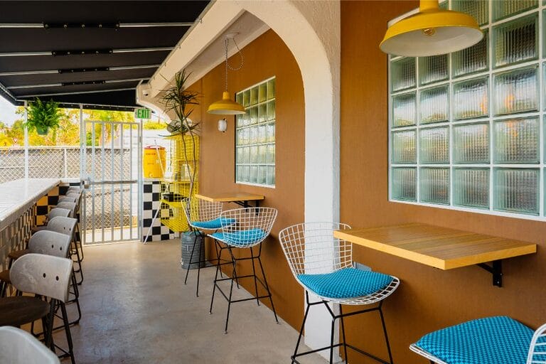 Chick & Hawk Exterior-NorthPatio