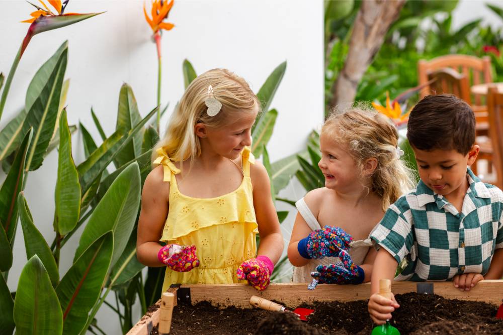 Omni La Costa Resort & Spa Little Sprouts Gardening Child Hazels Garden Group
