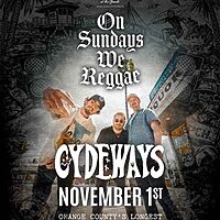 Reggae Sundays on November 1st