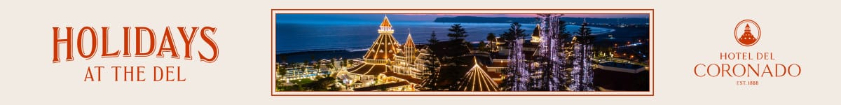 Advertisement: SD – Leaderboard Ad – Hotel del Coronado